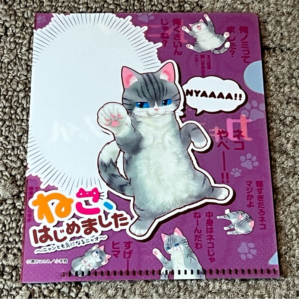 My New Life as a Cat Shogakukan Comic Collection 2021-2022 Mini File Folder Neko